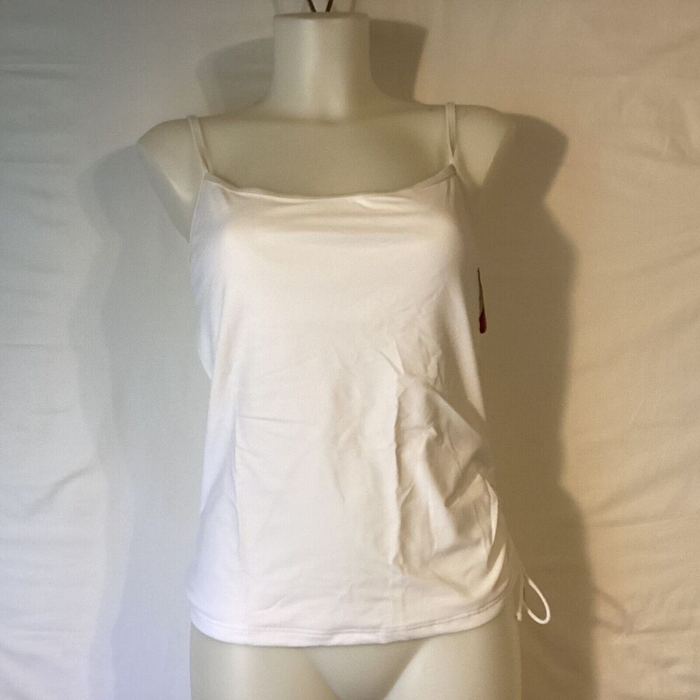 1289 NWT Bikini Bay 51D CTBL Cup Size 3 Way Tankini White